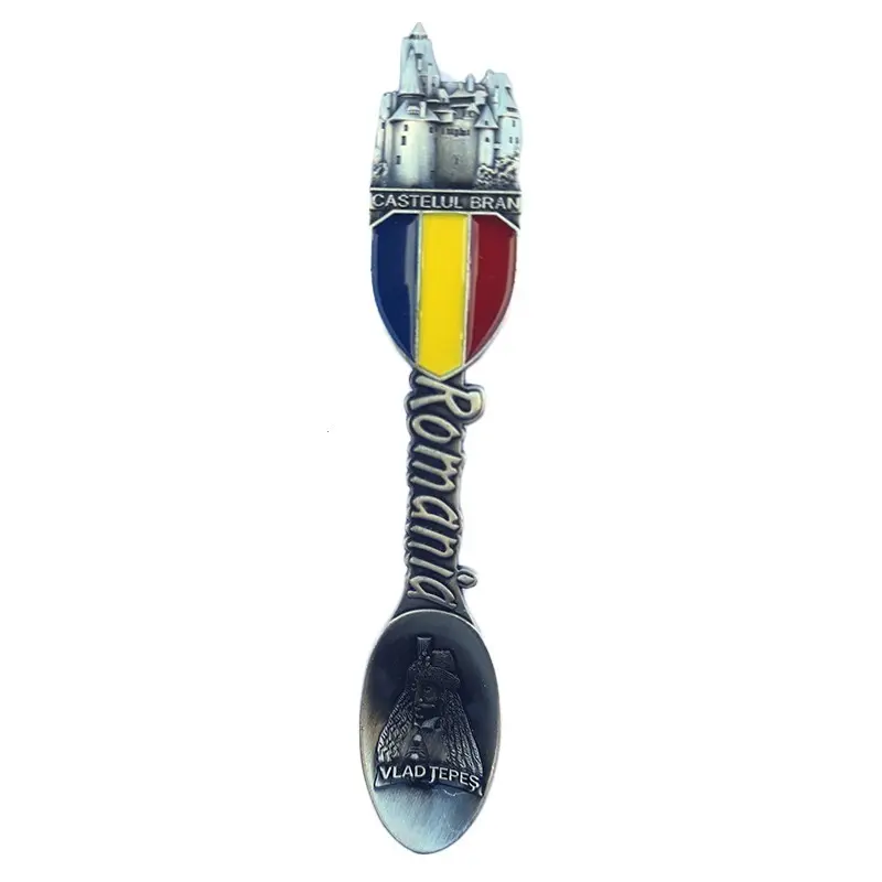 Castelul bran, vlad tepes, magnet lingurita metal